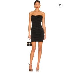 Superdown Sonya Bustier Mesh Dress